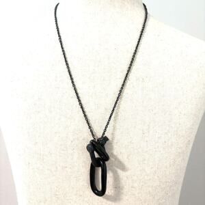 Parts of Four Double Link U-Bolt Necklace